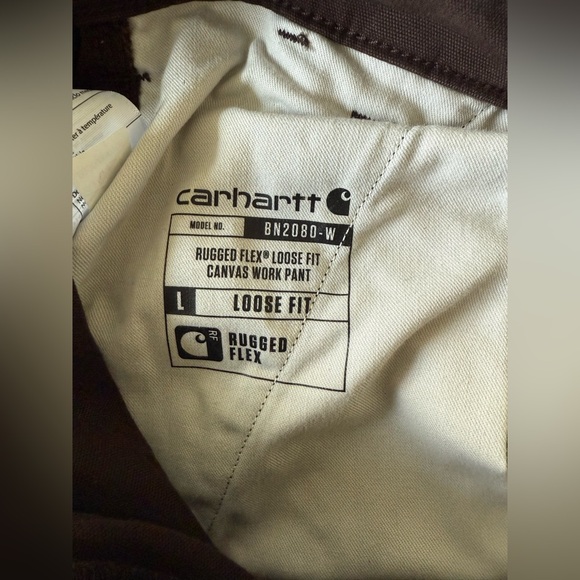 Carhartt Women's Rugged Flex Work Pants Size 2 Dark Brown - Picture 5 of 7